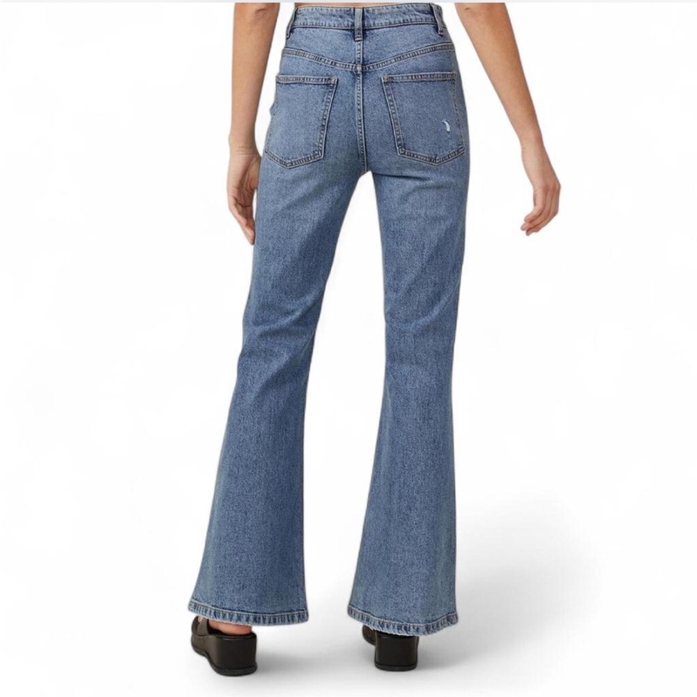 Cotton on Grazer flare medium wash bootcut jeans
